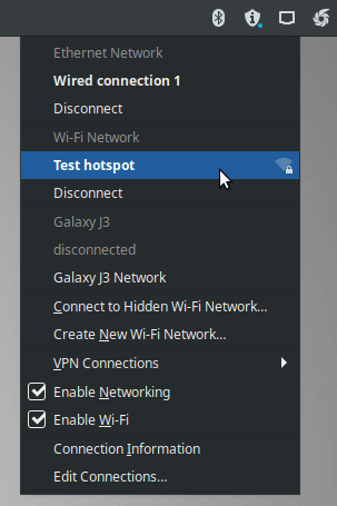 Setup a Wifi hotspot in Linux