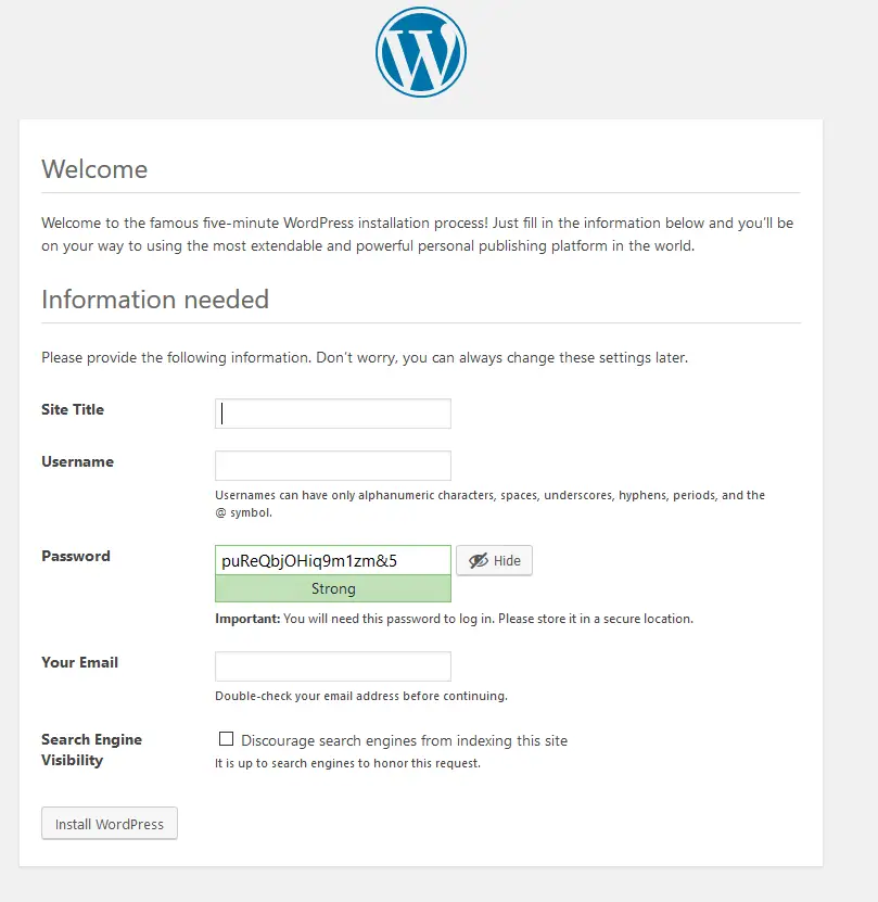 install WordPress on Google cloud