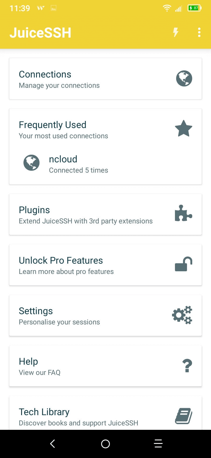 ssh linux android