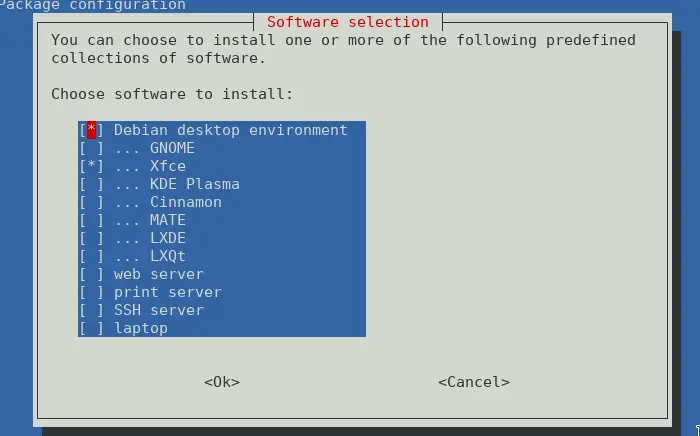 install xfce desktop debian