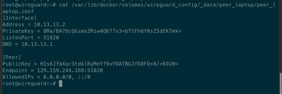 install wireguard vpn server with docker
