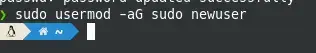 create a new sudo user in Linux