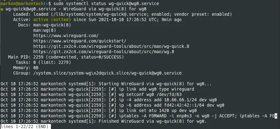 Setup Wireguard on Ubuntu