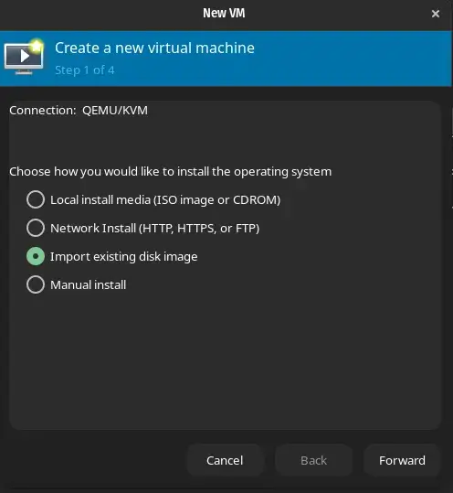 Convert Virtualbox VMs to QEMU/KVM