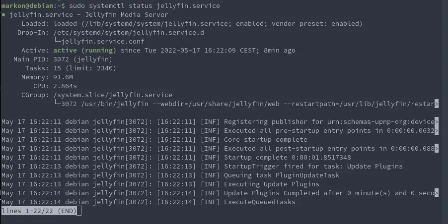 install Jellyfin on Debian 11