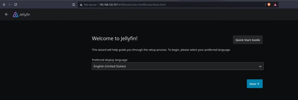 install Jellyfin on Debian 11