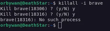 kill a process in Linux