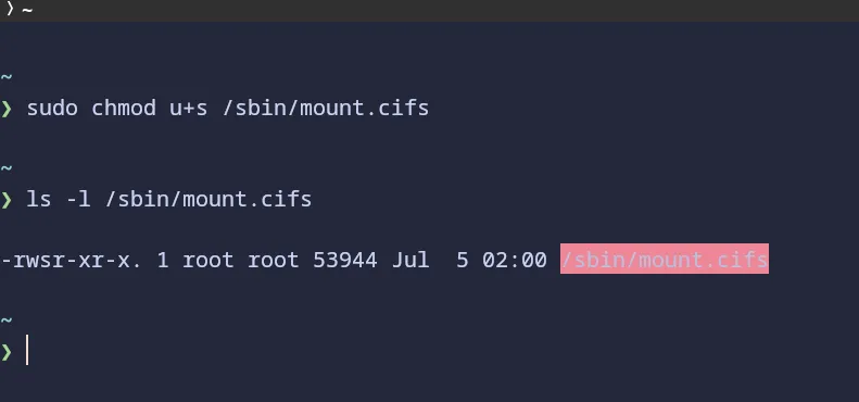 Mount a network shared drive on Linux