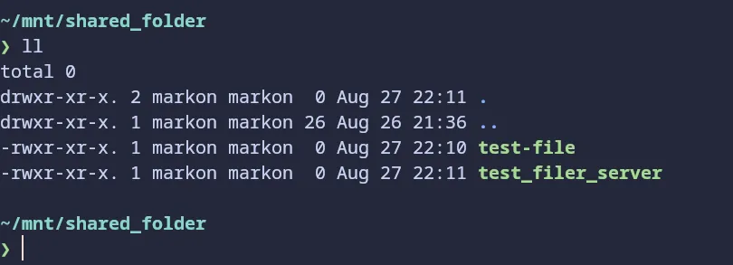 Mount a network shared drive on Linux