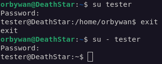 Sudo vs su command differences