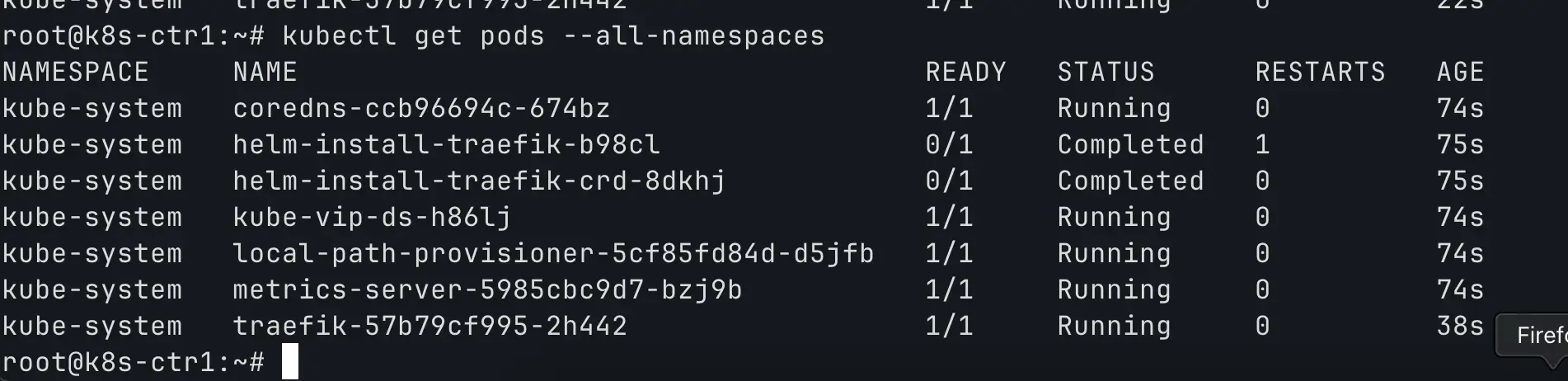 setup high availability k3s cluster