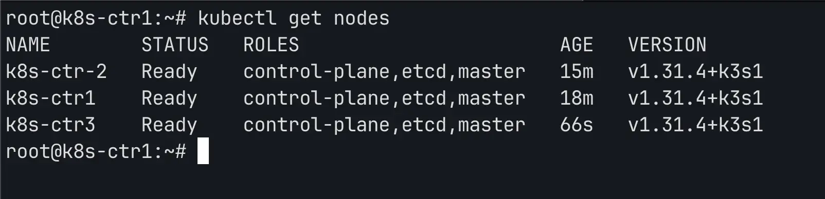 setup high availability k3s cluster